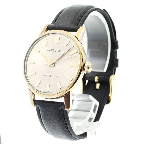 SEIKO King Seiko J14102E First model gold Dial Hand Winding Men's Watch_880736